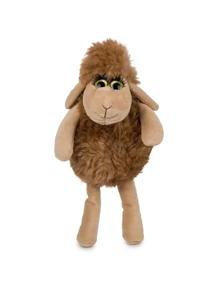 Owieczka maskotka z miękkim futrem 18 cm, zdjęcie produktu